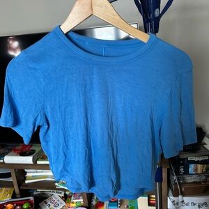 Lululemon Hold Tight Crop in Blue Nile